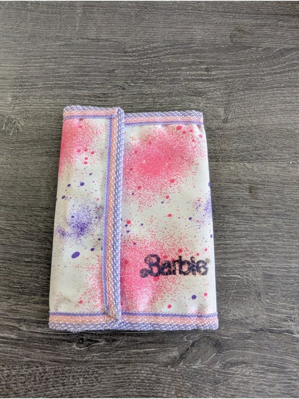 Vintage Mattel Barbie For Girls 90s 80s Pink Two Fold Wallet Urban Splash